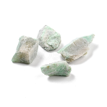 Rough Natural Green Moonstone Beads G-D457-03-1