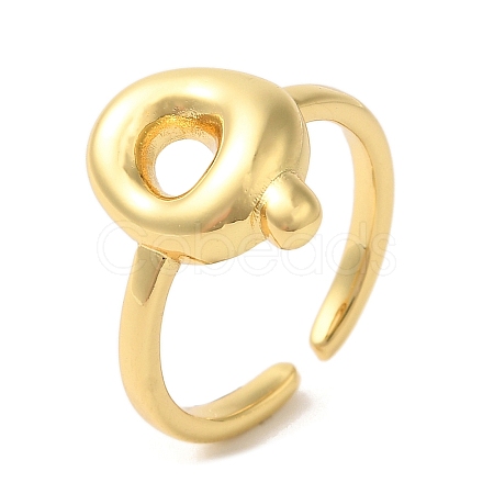 Brass Open Cuff Rings RJEW-U008-06Q-G-1