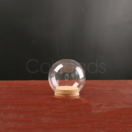 High Borosilicate Glass Dome Cover DJEW-PW0001-22A-1