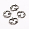 Tarnish Resistant 304 Stainless Steel Toggle Clasps Parts, Heart, Stainless Steel Color, 15x15.5x2mm, Hole: 1.6mm