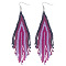 Bohemian Style Handmade Beaded Tassel Earrings for Women