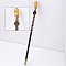 Natural Red Agate Twelve Constellation Magic Wand, Cosplay Magic Wand, for Witches and Wizards, Virgo, 300mm