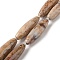 Natural Mexican Lace Agate Beads Strands, Rice, 24~42x12~14mm, Hole: 1.6mm, about 10~14pcs/strand, 16.54"~16.93''(42~43cm)