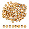 Unicraftale 80Pcs 2 Style 201 Stainless Steel Beads, Column, Cadmium Free & Nickel Free & Lead Free, Rondelle, Golden, 4x3.5mm, Hole: 1.6mm, 40pcs/style