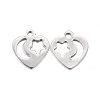 201 Stainless Steel Charms STAS-F255-010P-2