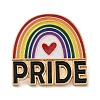Pride Rainbow Theme Enamel Pins JEWB-G031-01U-1