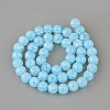 Synthetic Crackle Quartz Beads Strands X-GLAA-S134-8mm-13-2