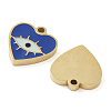 Ion Plating(IP) 304 Stainless Steel Enamel Charms STAS-U032-05G-2