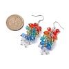 Glass Dangle Earrings EJEW-JE05756-3