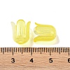 Transparent Acrylic Beads Caps OACR-B022-01E-3