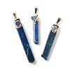 Natural Lapis Lazuli Big Pendants G-B066-01G-04-1
