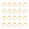 DICOSMETIC 20Pcs Brass Hoop Earrings KK-DC0002-99-1