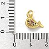 Rack Plating Brass Micro Pave Cubic Zirconia Charms KK-I718-03G-D-3