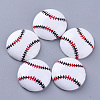 Sport Theme Resin Cabochons X-CRES-N021-05B-1