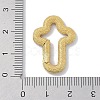 Rack Plating Brass Micro Pave Cubic Zirconia Spring Gate Rings Clasps KK-NH0002-13G-02-3