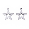 Non-Tarnish 201 Stainless Steel Pendants STAS-S081-058-1