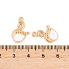 Light Gold Plated Alloy Enamel Pendant Rhinestone Settings FIND-Q100-03KCG-4