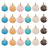 Alloy Enamel Pendants ENAM-CJ0001-34-8