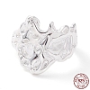 925 Sterling Silver Cuff Ring for Women RJEW-C005-03S-1