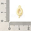 Rack Plating Brass Clear Cubic Zirconia Connector Charms KK-S396-06E-3