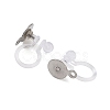 Non-Tarnish 304 Stainless Steel Clip-on Earrings Findings STAS-B072-14P-2