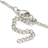 304 Stainless Steel Cable Chain Necklaces NJEW-H040-12P-3