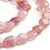 Natural Strawberry Quartz Beads Strands G-D0002-B40-3