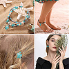 SUNNYCLUE 100Pcs 2 Sizes Dyed Synthetic Turquoise Beads Strands G-SC0001-59-7