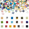Beadthoven 190Pcs 19 Colors Diy Glass Cabochons GGLA-BT0001-02-7