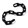 Handmade Spray Painted CCB Plastic Cable Chains AJEW-JB00729-5