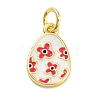 Rack Plating Brass Enamel Charms KK-M293-37G-03-1