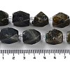 Natural Larvikite Beads Strands G-C182-17-02-5