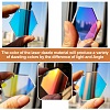 40Pcs 8 Styles Acrylic Laser Pendants OACR-CJ0001-42-4