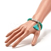 Word Love Beads Stretch Bracelet for Girl Women BJEW-JB07208-03-3