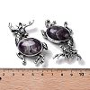 Alloy Elk Brooches JEWB-A021-02AS-04-3