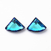 Electroplated Glass Charms EGLA-N006-020-6