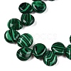 Synthetic Malachite Beads Strands G-T138-119-3