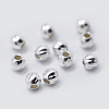 925 Sterling Silver Corrugated Spacer Beads STER-K171-41S-2