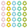 ARRICRAFT 40Pcs 5 Colors Baking Paint Alloy Pendants FIND-AR0003-75-1