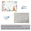 Rectangle with Animal Pattern Cotton Linen Cloth Table Mat AJEW-WH0196-006-4