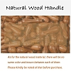 DIY Wood Wax Seal Stamp AJEW-WH0131-268-3