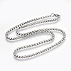 304 Stainless Steel Box chain Necklaces NJEW-F242-13P-E-1