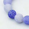 Natural Crackle Agate Beads Strands G-G055-4mm-7-2