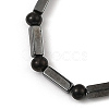 Synthetic Non-Magnetic Hematite Beaded Bracelets BJEW-E084-04-2
