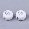 Plating Acrylic Beads PACR-R243-04G-2