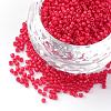 Baking Paint Cylinder Seed Beads SEED-R041-12-1