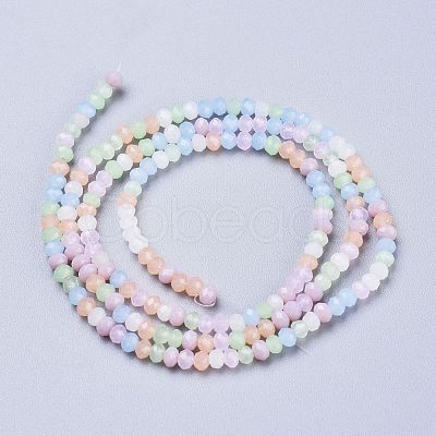 Opaque Glass Beads Strands GLAA-L030-A02-1