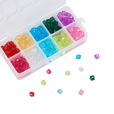 Transparent Acrylic Beads TACR-CJ0001-07-1