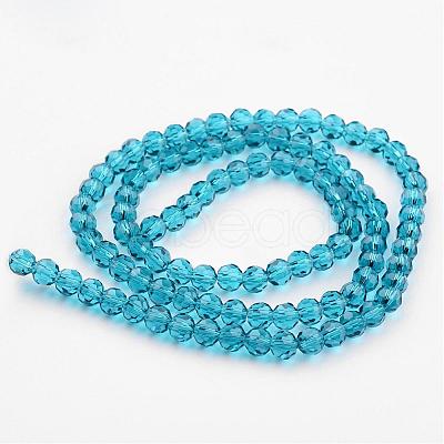 Transparent Glass Bead Strands GLAA-G013-4mm-51-1