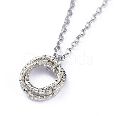 Pendant Necklace NJEW-JN02822-01-1